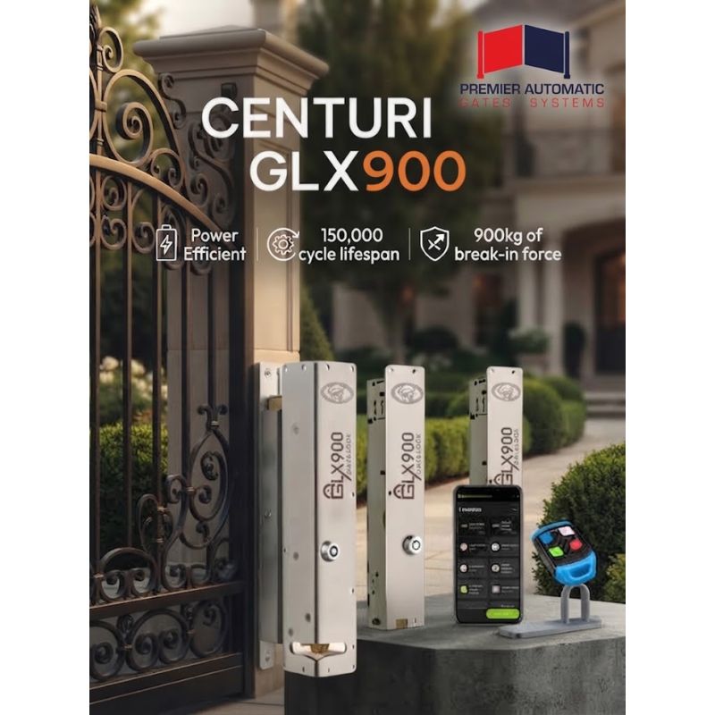 The Centurion GLX900 is built for demanding gate automation applications where strength, reliability and efficiency matter.