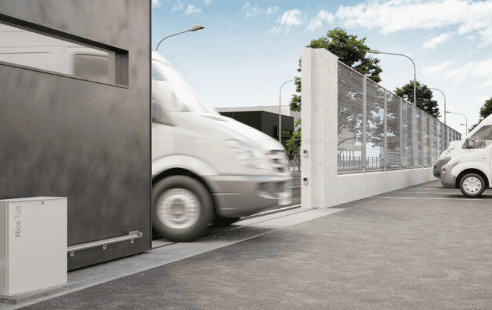 Sliding Gate Automation Using Nice Hansa Tub 4000