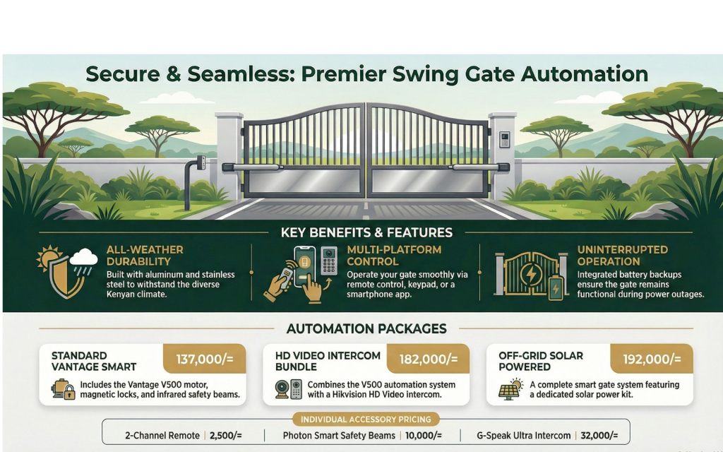 get the best swing gate systems in Kenya